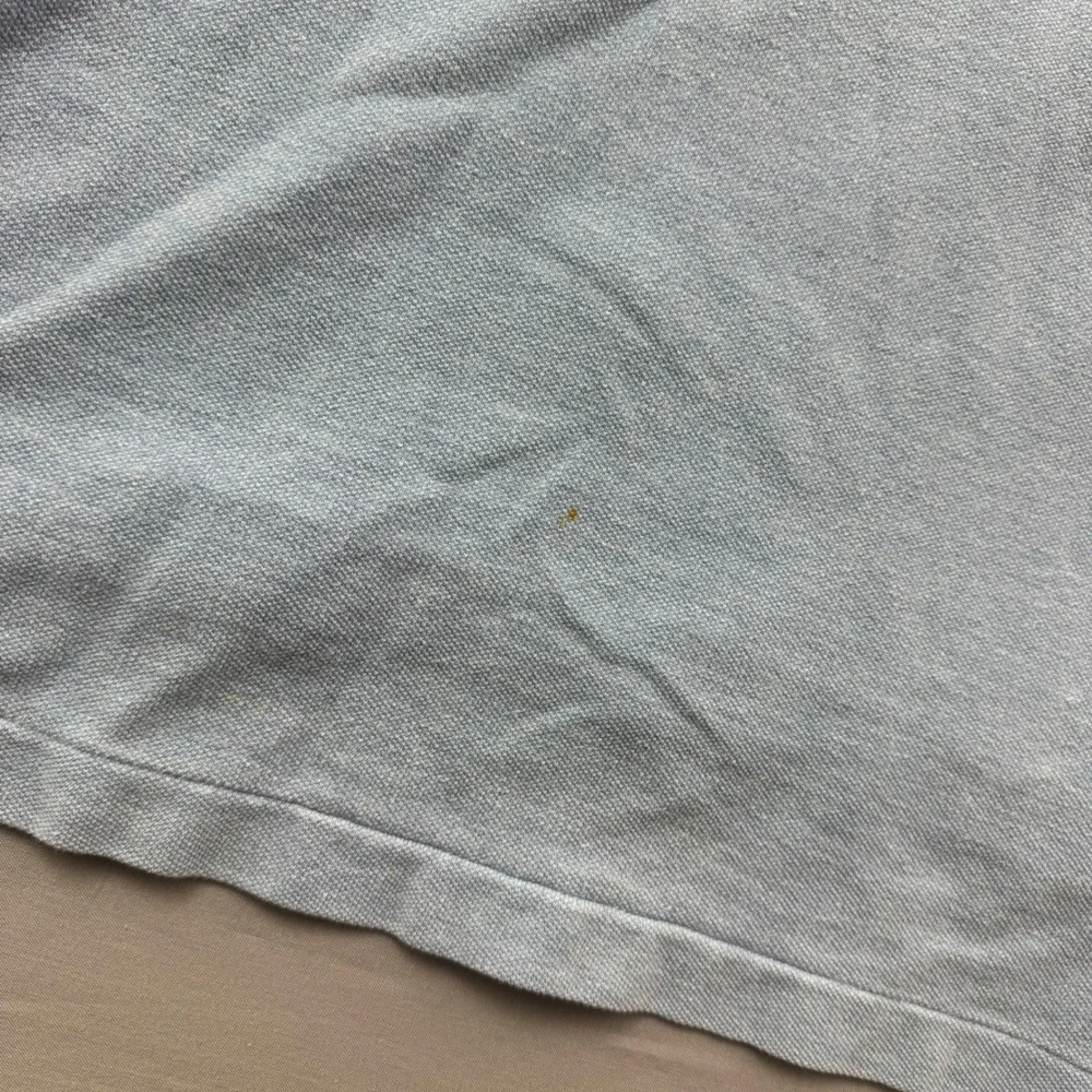 Polo Ralph Lauren Mens Large Blue Short Sleeve Pique Cotton Polo Shirt Pony Logo